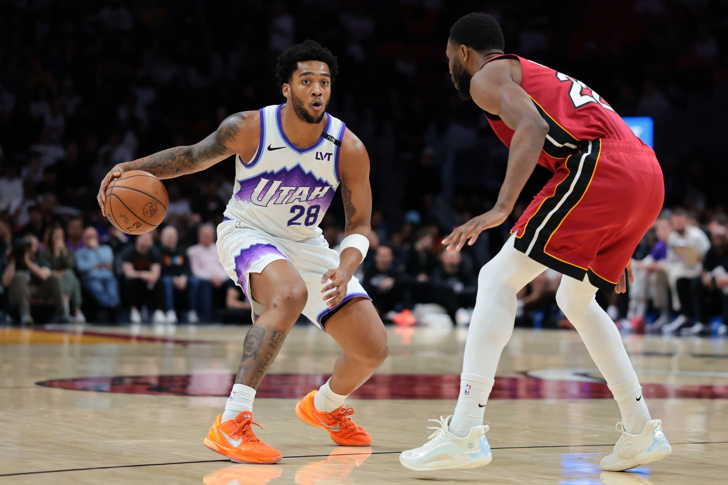 Brice Sensabaugh delivers victory for Jazz against Heat