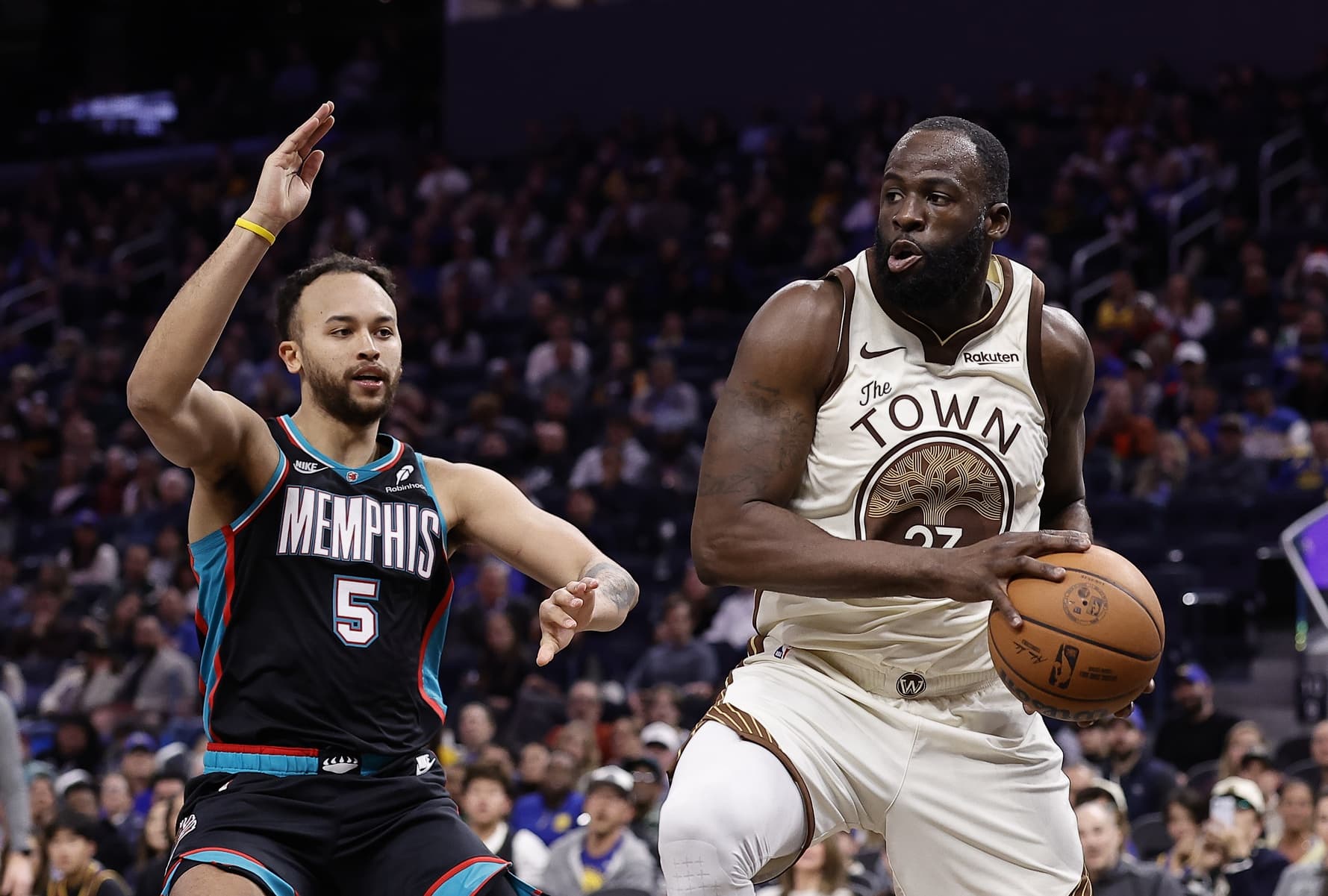 Gui Santos delivers one-point victory for Warriors over Grizzlies