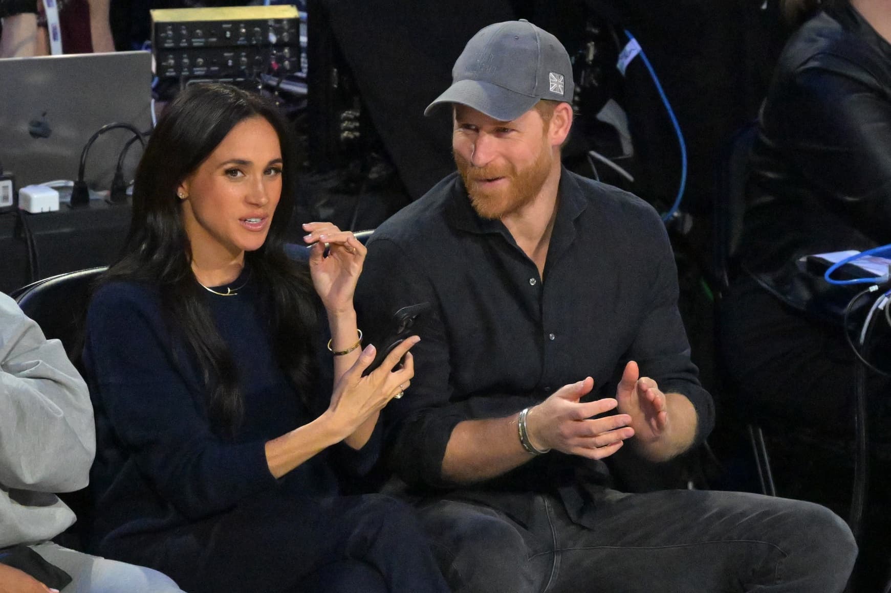 Meghan Markle and Prince Harry at NBA All-Star Game
