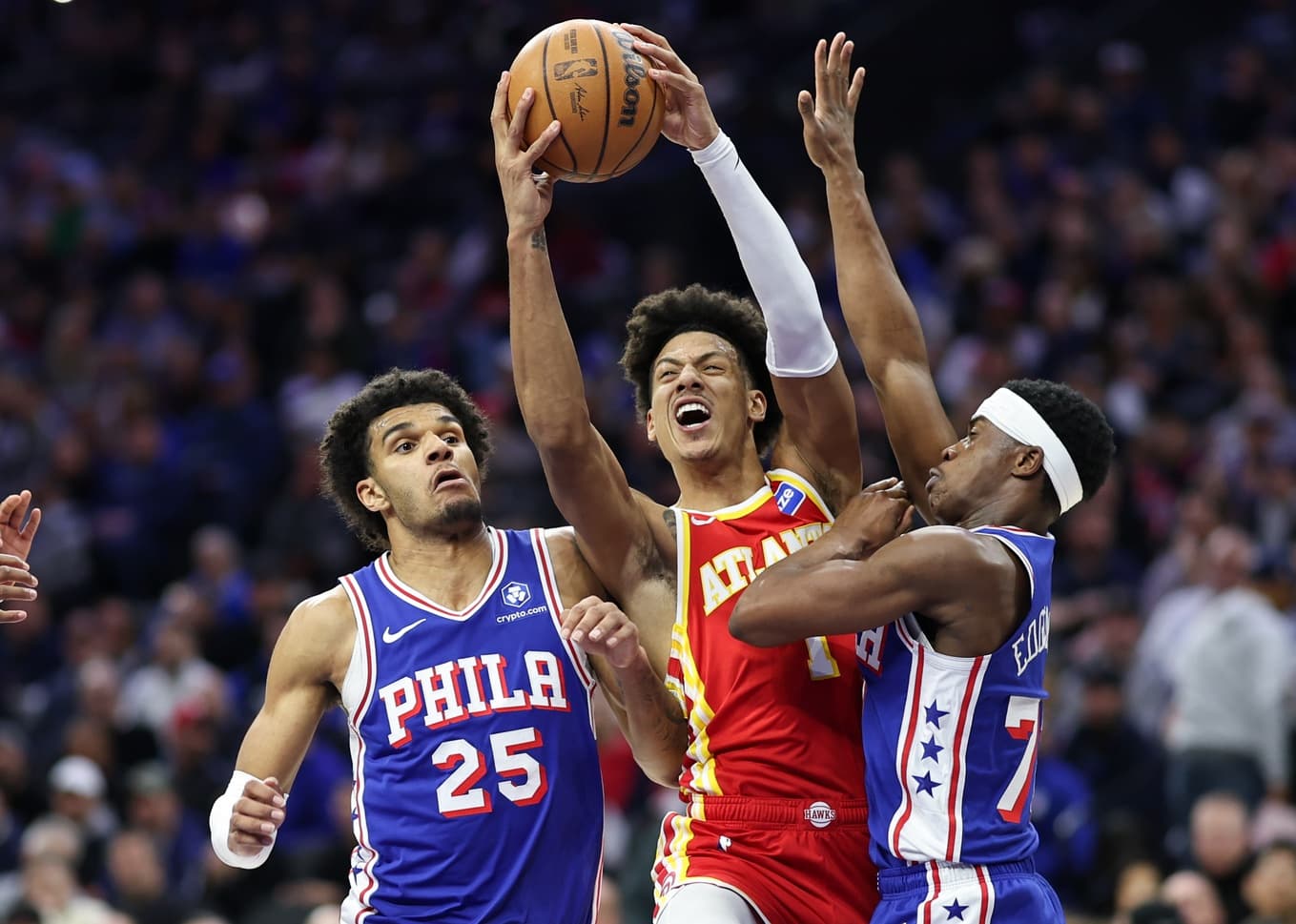 Jalen Johnson leads Atlanta to victory against Philadelphia