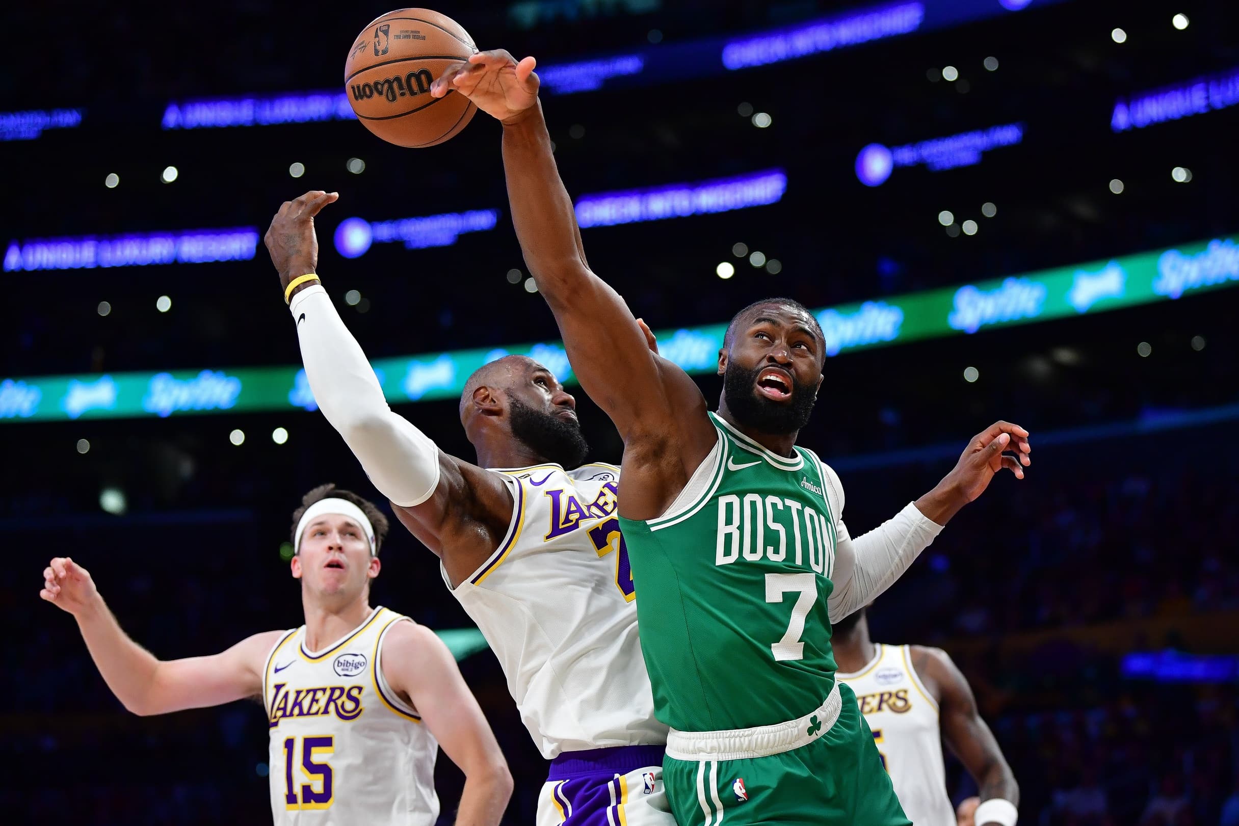 LeBron James backs Jaylen Brown for MVP after Celtics-Lakers