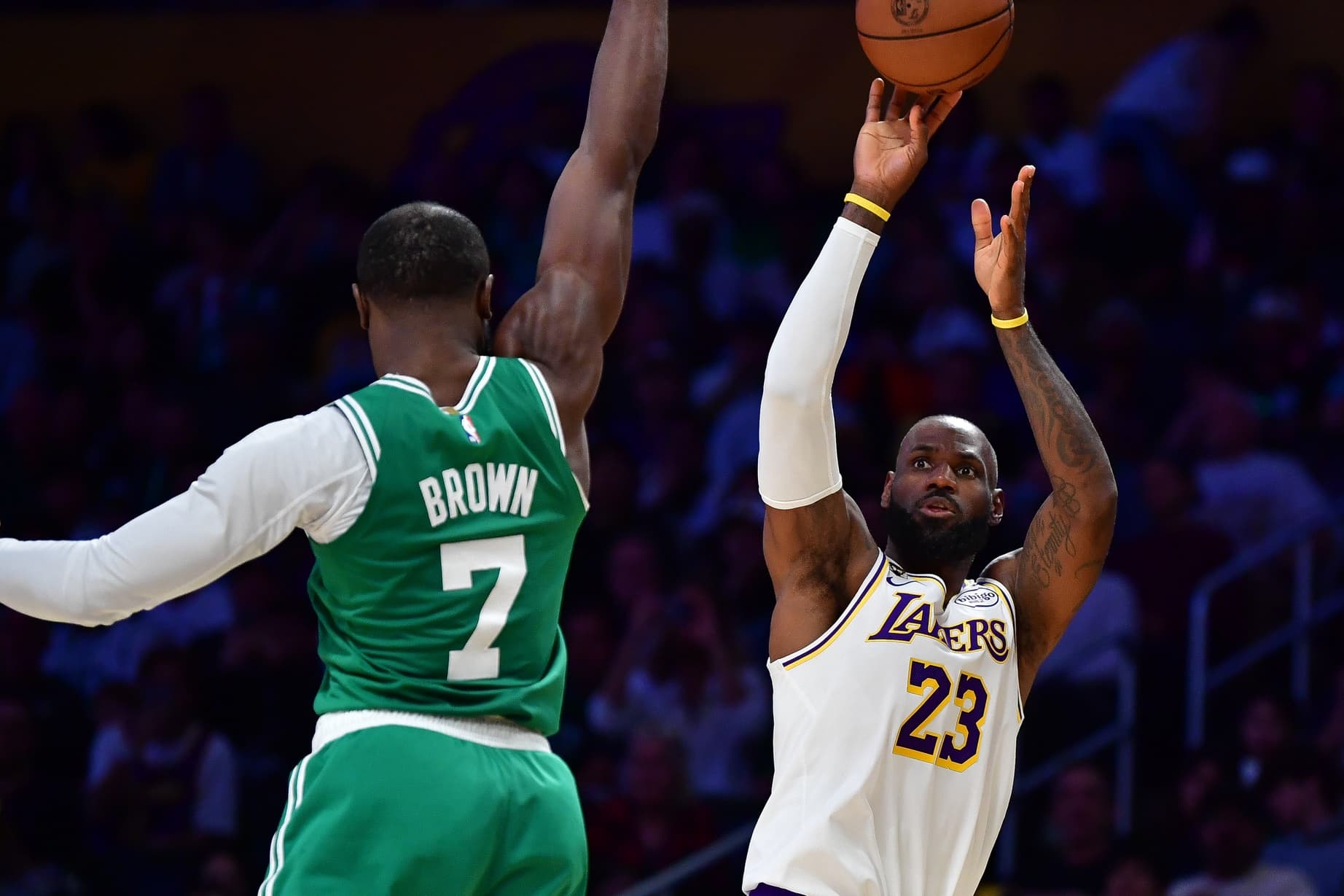The Celtics dominate the Lakers in the NBA Classic