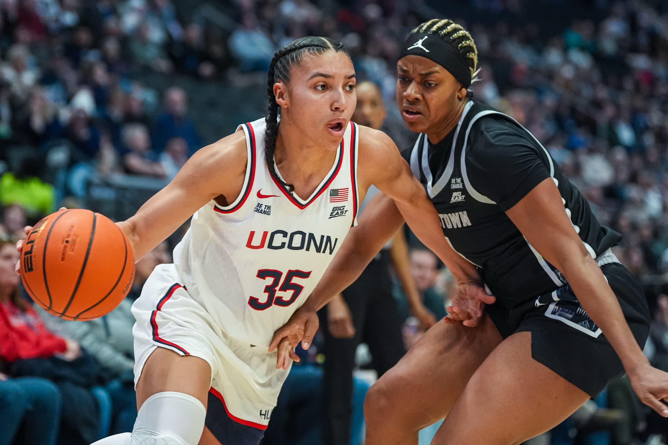 UConn Women’s Basketball Dominates Georgetown 84-52, Sets New Conference Record