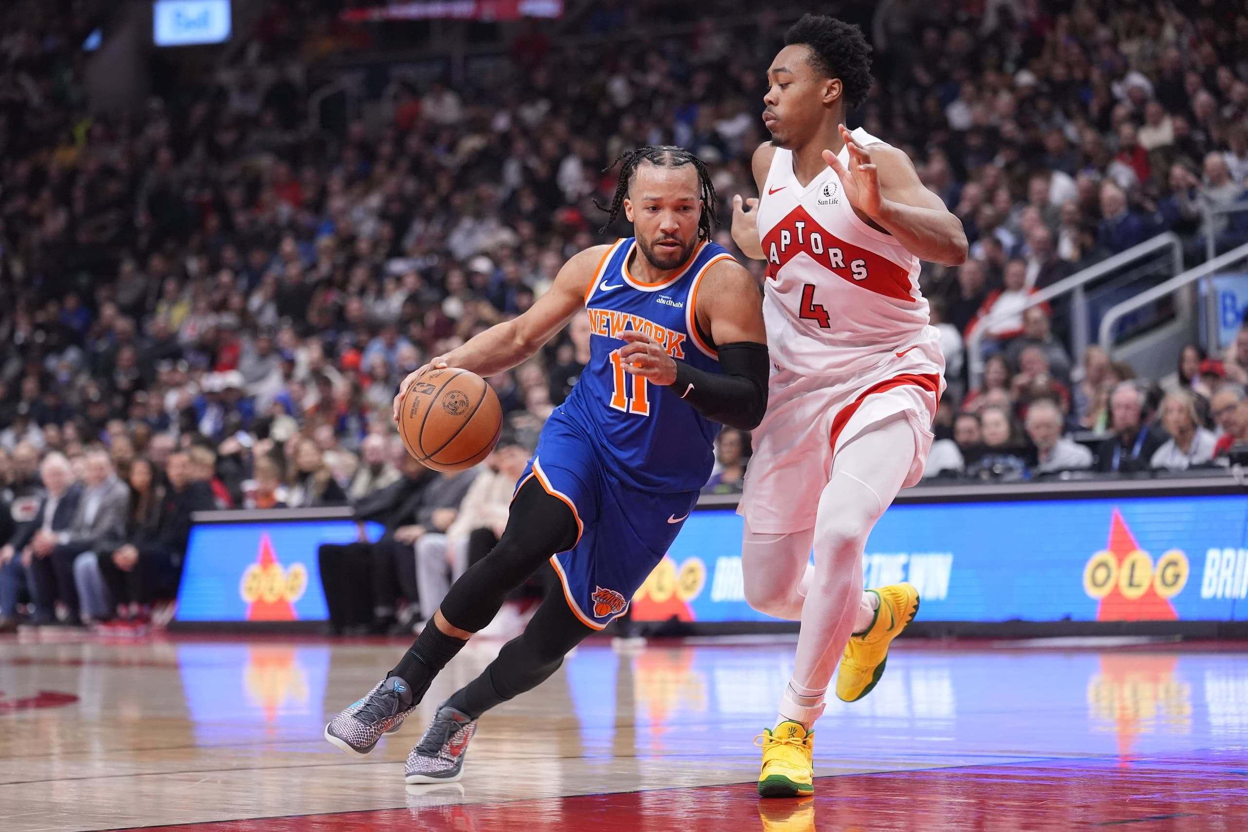 New York Knicks defeat Toronto Raptors 111-95 in dominant road victory