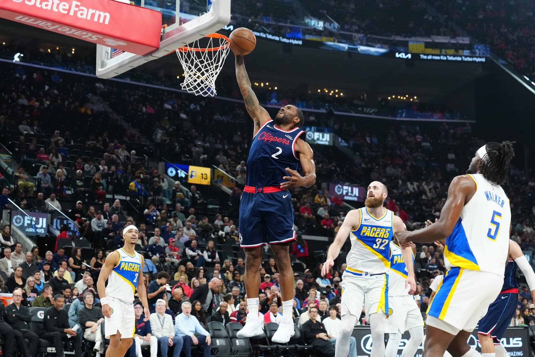Kawhi Leonard leads Clippers to dominant 130-107 victory over struggling Pacers