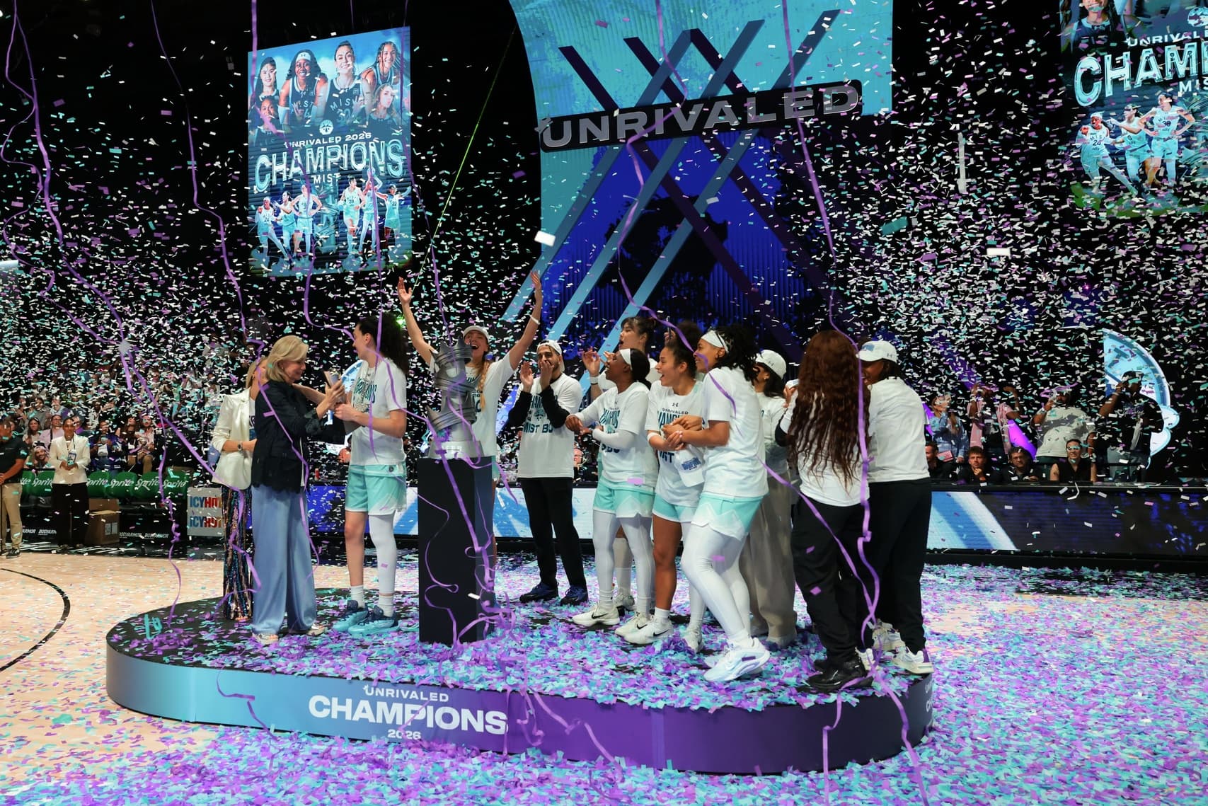 Breanna Stewart leads Mist to Unrivaled championship with 32-point performance against Phantom