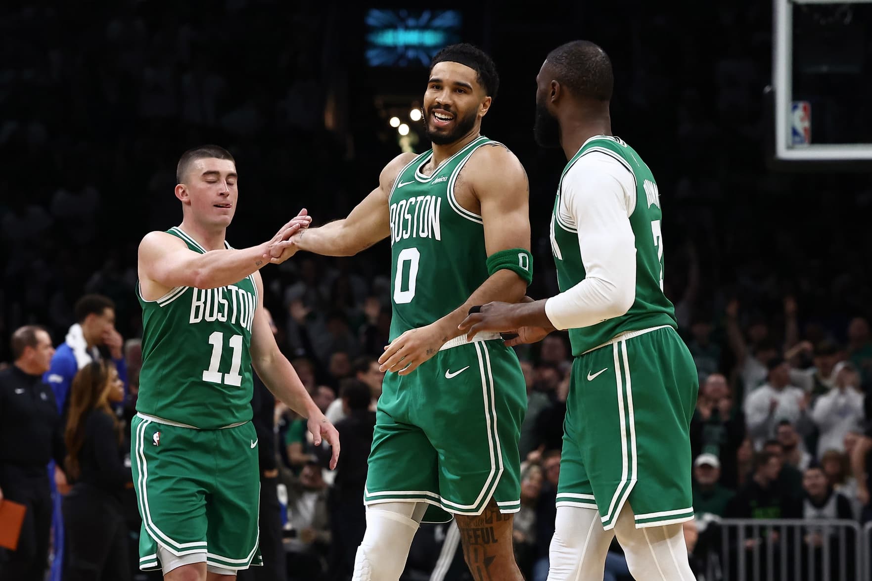 Brown and Tatum Rediscover Their Chemistry Against Warriors Before Playoffs
