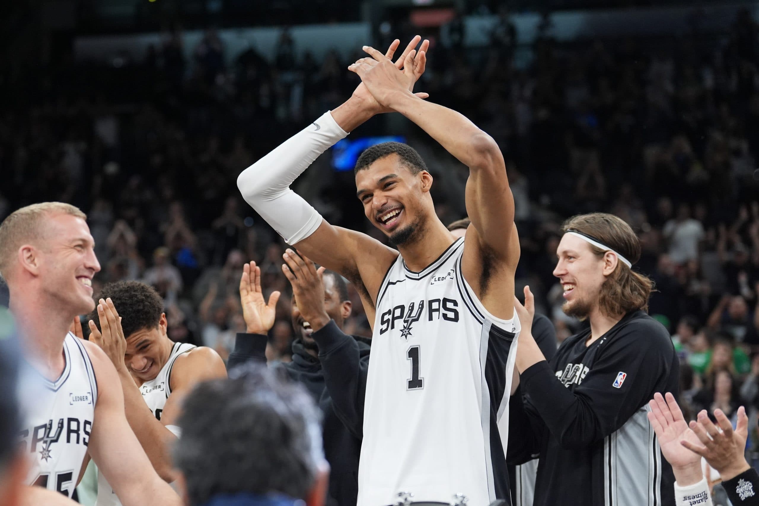 Victor Wembanyama lights up from 3-point range: Spurs defeat Celtics