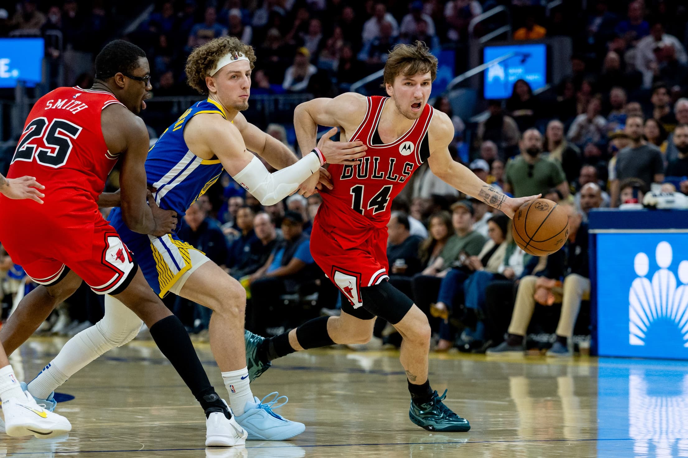 Matas Buzelis explodes for career-high 41 points as Bulls stun Warriors 130-124 in overtime
