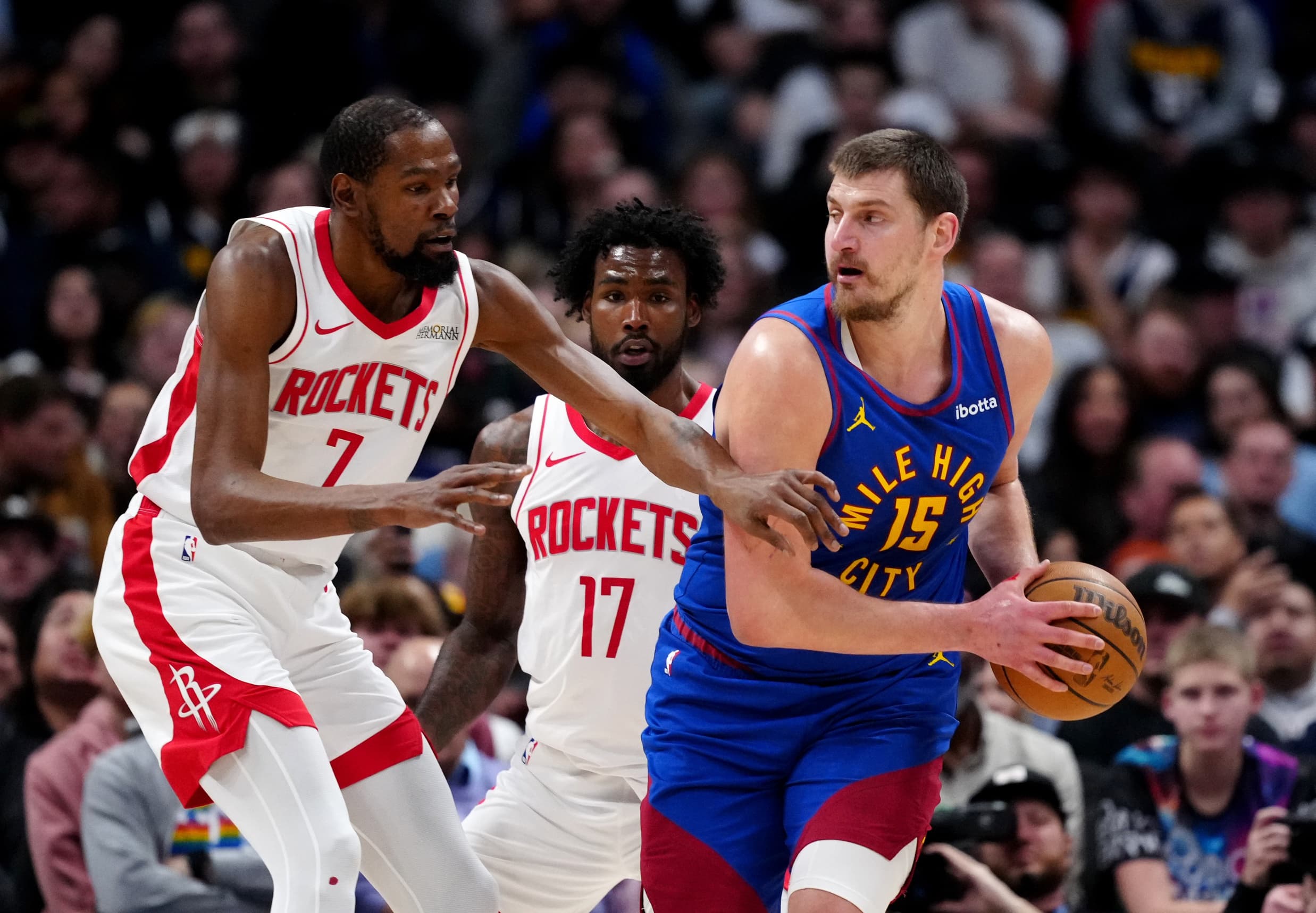 Nikola Jokic records his 25th triple-double in crushing 36-point win over Rockets