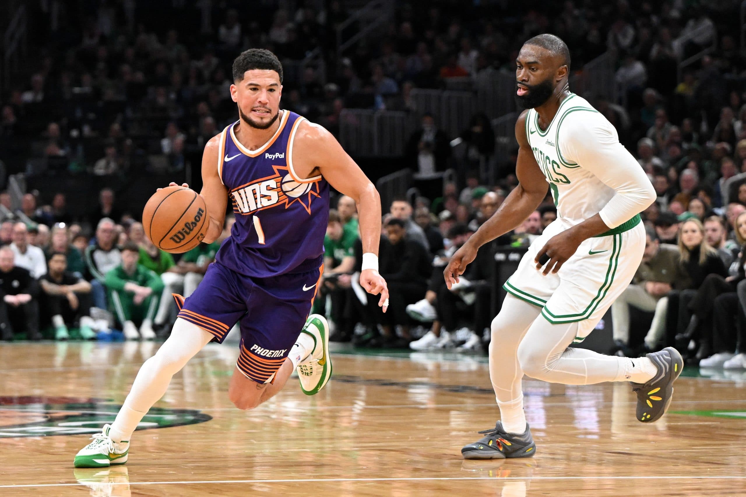 Jaylen Brown and Devin Booker Deliver Spectacular 40-Point Duel