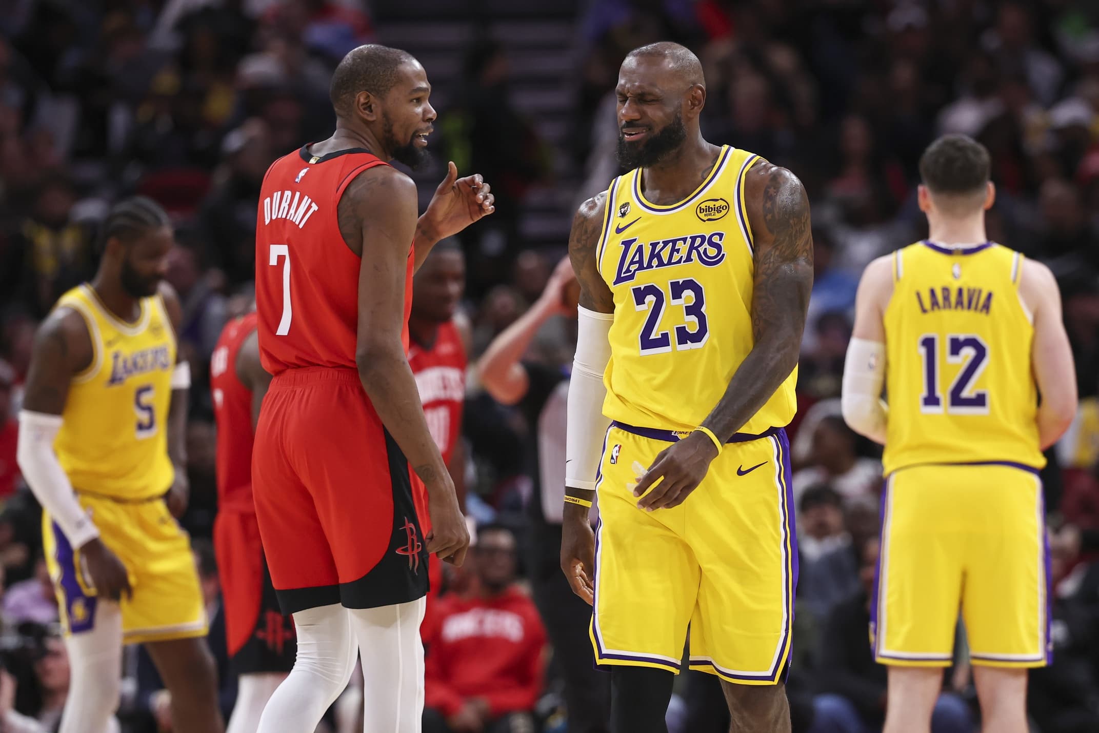 Lakers vs Rockets: A Legends’ Duel Between LeBron James and Kevin Durant