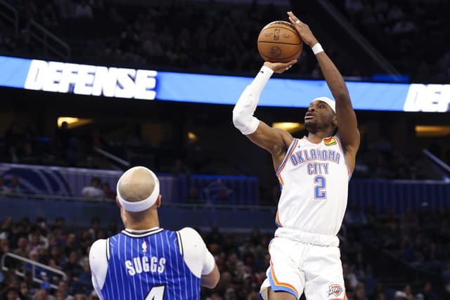 Thunder clinch NBA playoff spot with 113-108 victory over Magic as Shai Gilgeous-Alexander explodes for 40 points