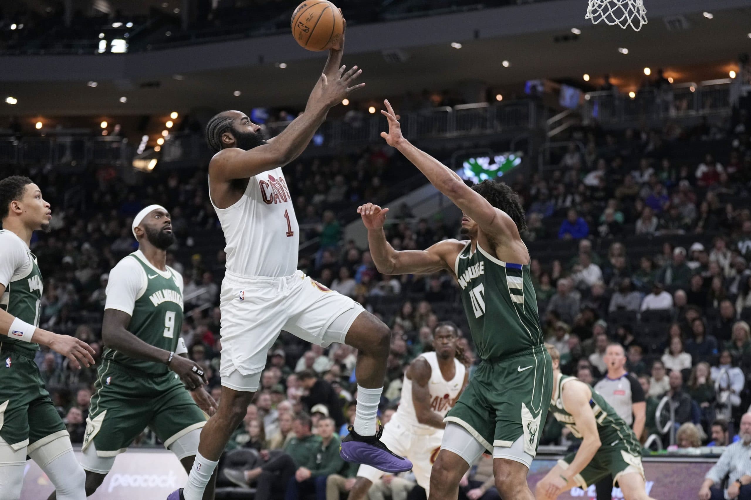 Mobley and Harden Combine for 54 Points to Defeat the Bucks