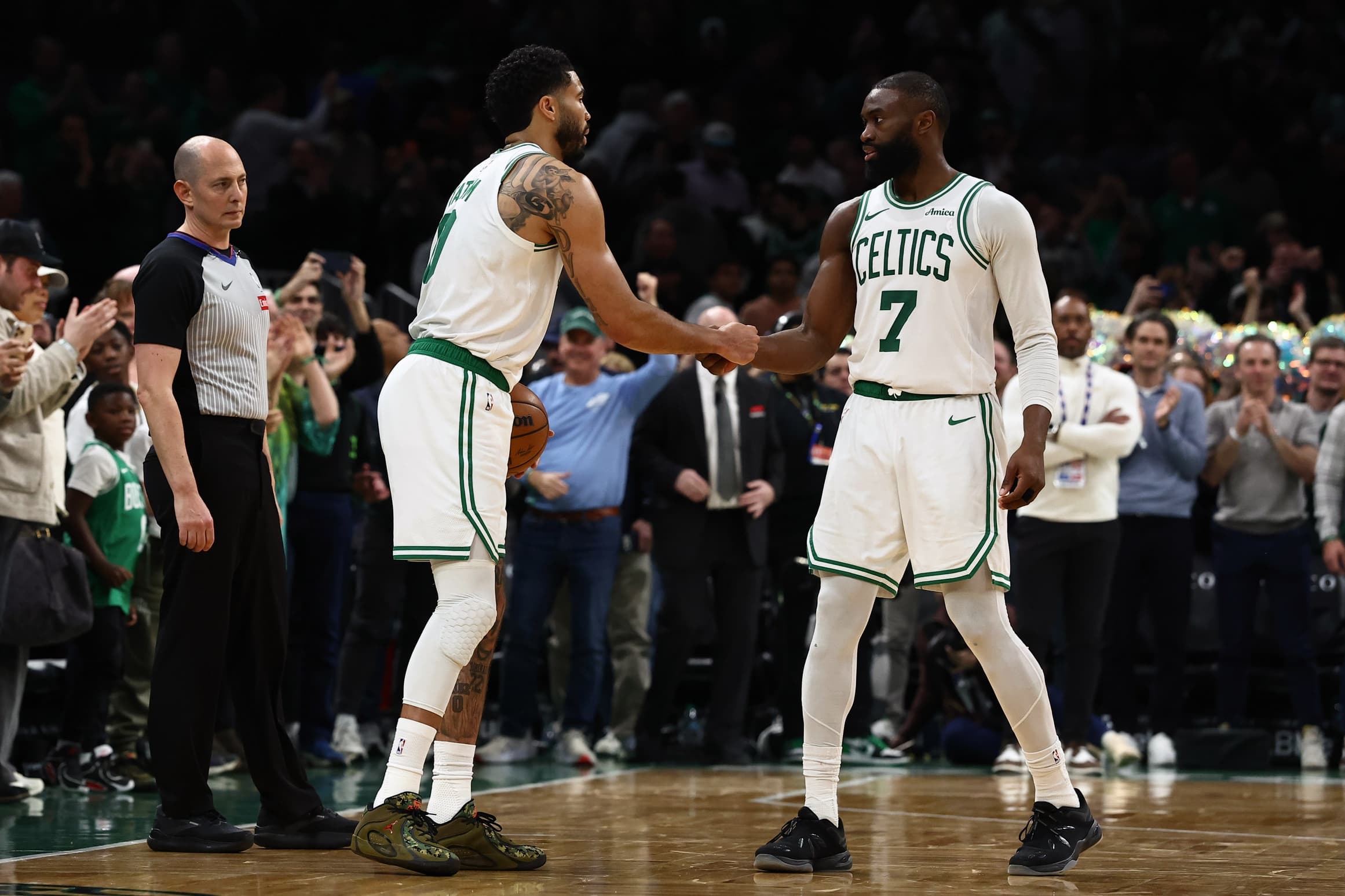 New record for the Celtics against Miami: Brown and Tatum on fire