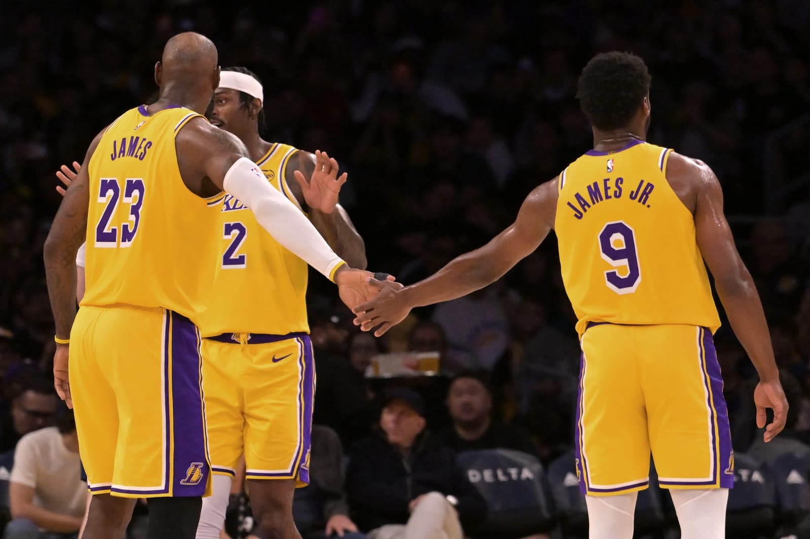 LeBron James excited to share playoff court with Bronny against Houston Rockets
