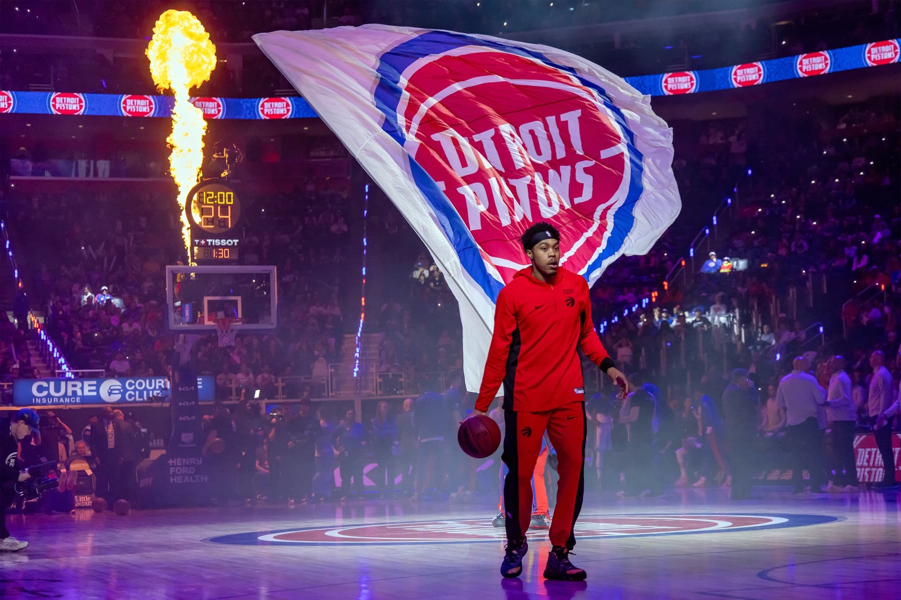 Detroit Pistons win their first division title in 18 years