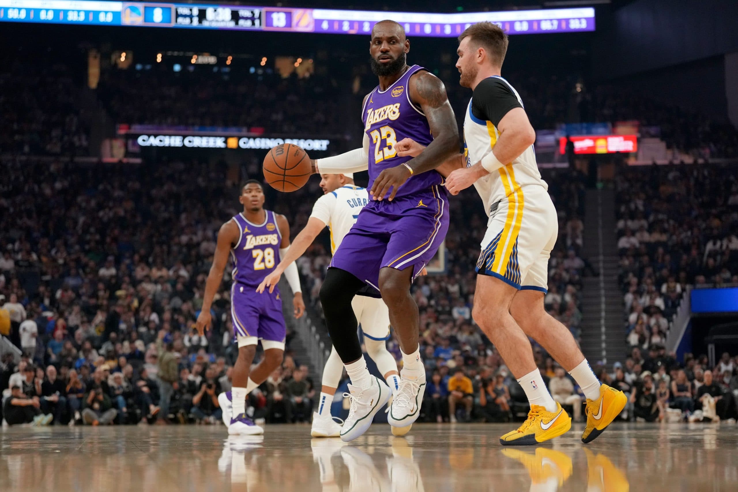 LeBron James Leads Lakers to Victory Over Warriors Without Curry