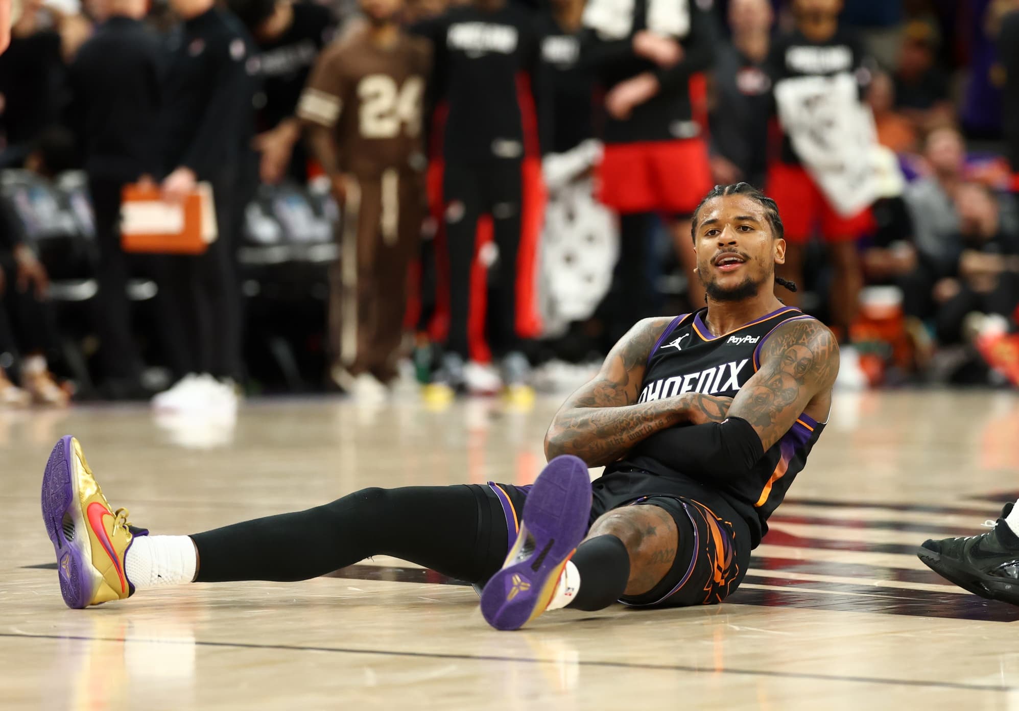 Jalen Green criticizes officiating after Suns blow lead to Trail Blazers in crucial playoff matchup