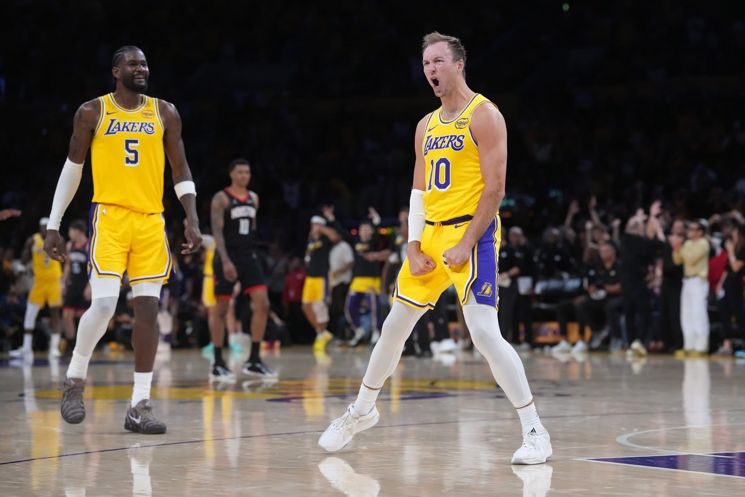 Playoffs: Lakers-Rockets duel, Luke Kennard Shines in 107-98 Game 1 Victory