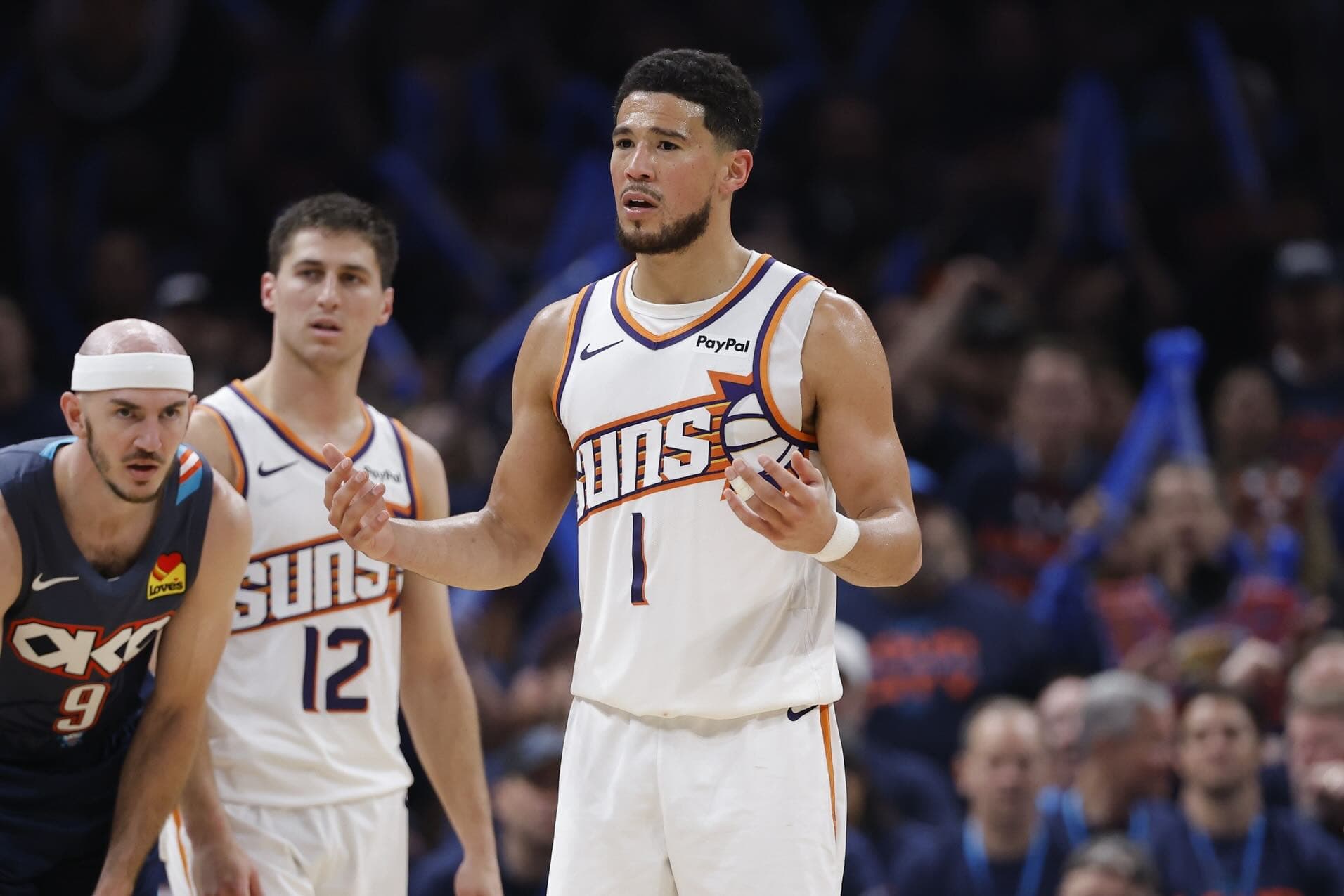 Devin Booker Rips Officiating After Loss to the Thunder