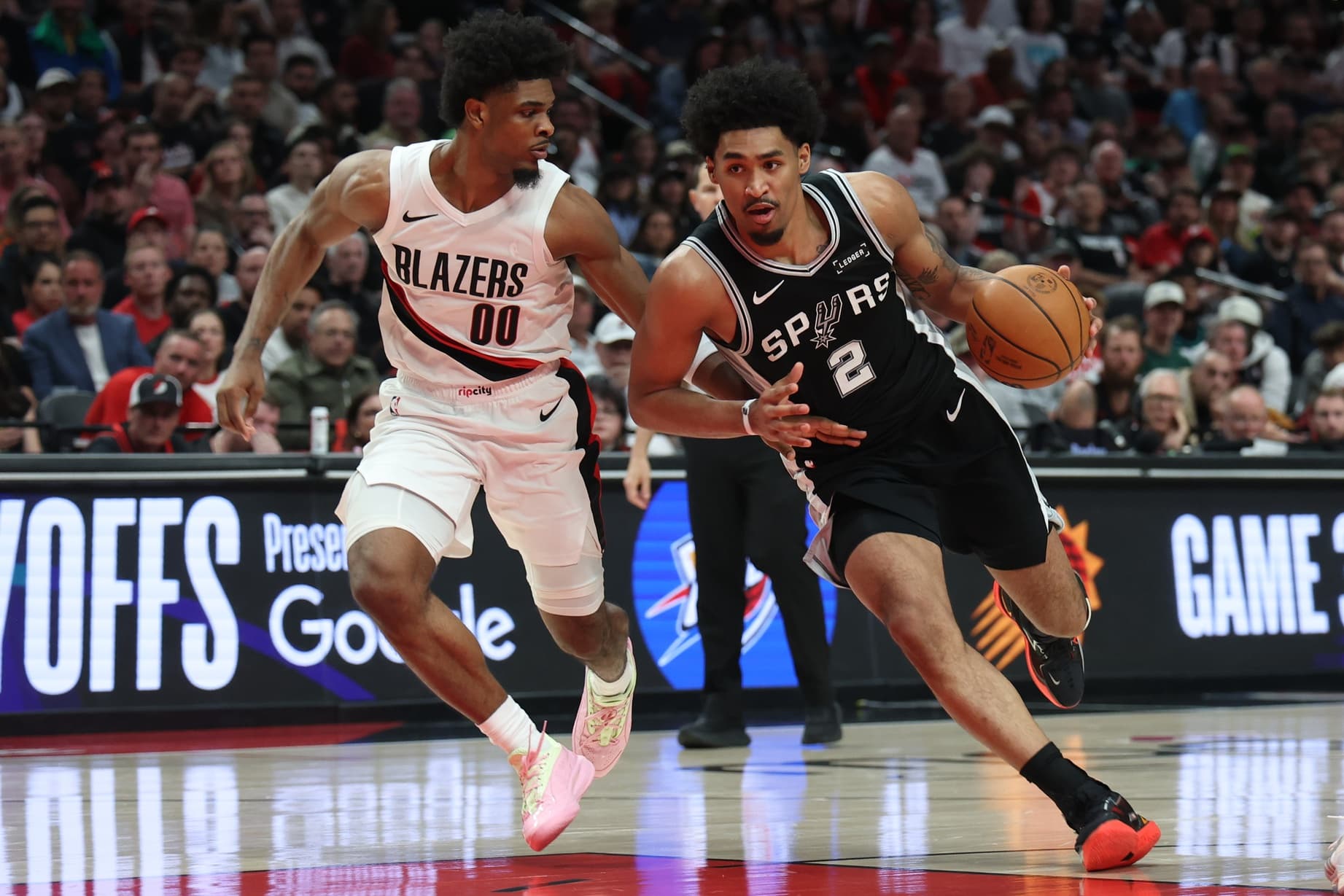 Spurs defeat Trail Blazers 120-108 without Wembanyama to take commanding 2-1 series lead