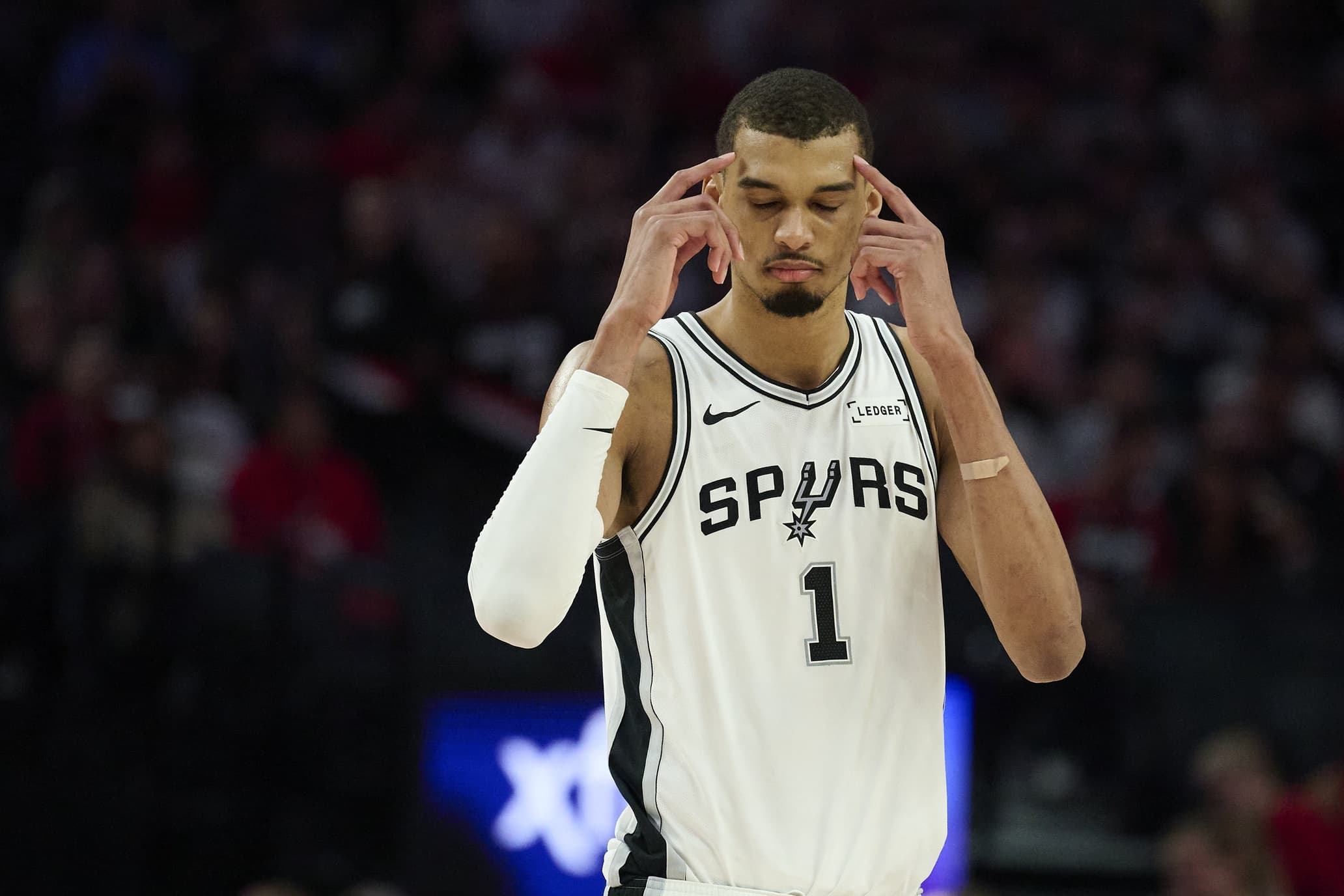Wembanyama leads historic Spurs comeback against Trail Blazers in Game 4 return