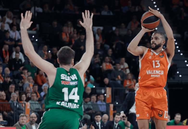Valencia defeats Zalgiris 91-87 in thrilling EuroLeague comeback battle