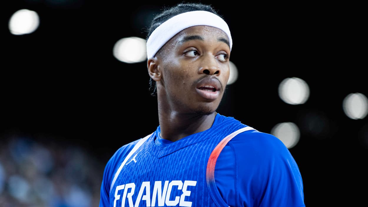 Bilal Coulibaly (France) against Germany Bilal Coulibaly (France) against Germany