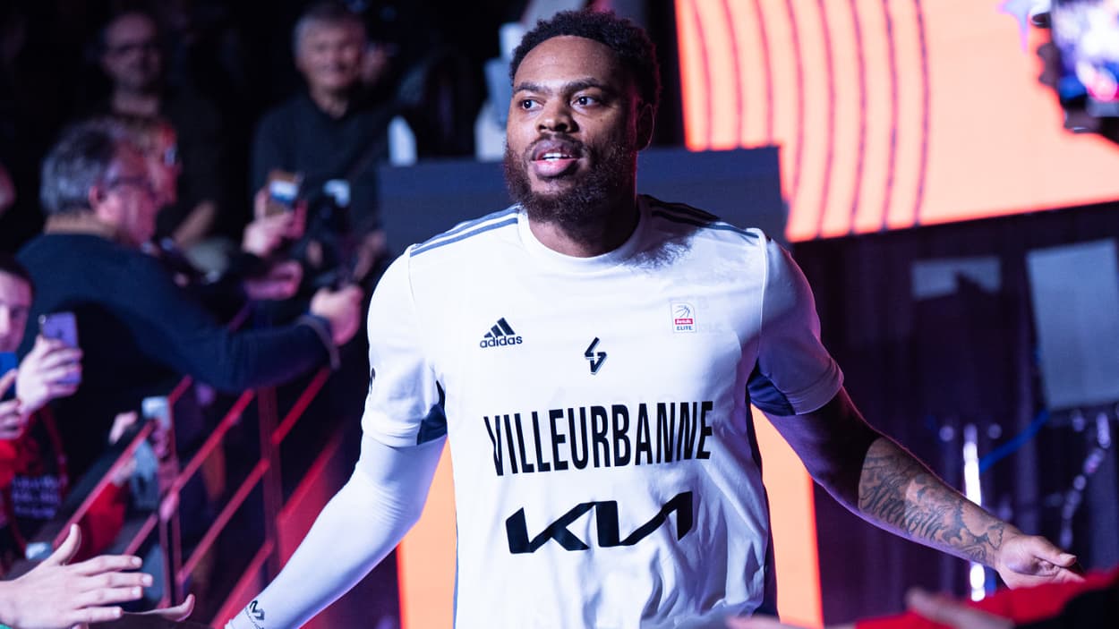 DeShaun Thomas (ASVEL) against Nanterre DeShaun Thomas (ASVEL) against Nanterre