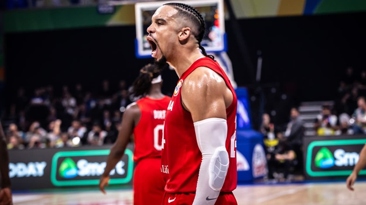 Dillon Brooks (Canada) during the 2023 World Cup Dillon Brooks (Canada) during the 2023 World Cup