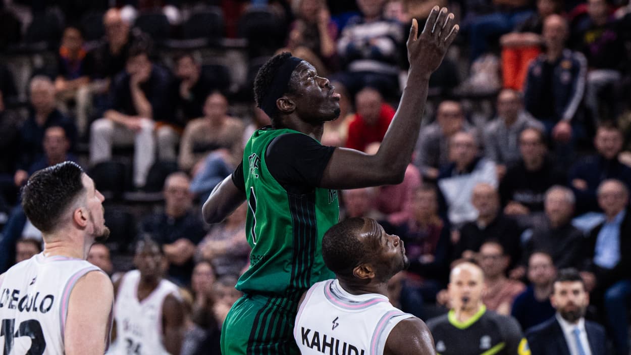 Ibrahima Fall Faye (Nanterre) against ASVEL Ibrahima Fall Faye (Nanterre) against ASVEL