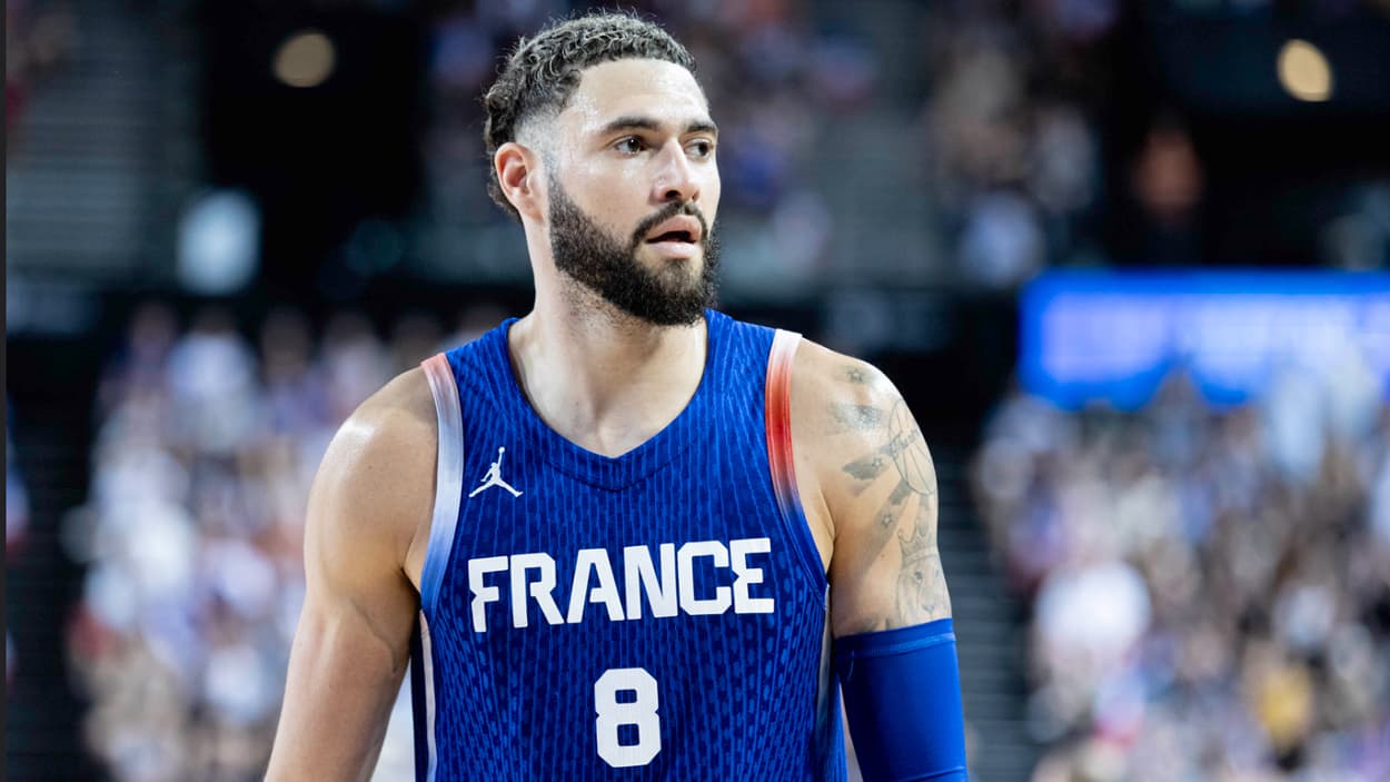 Isaia Cordinier (France) against Germany Isaia Cordinier (France) against Germany