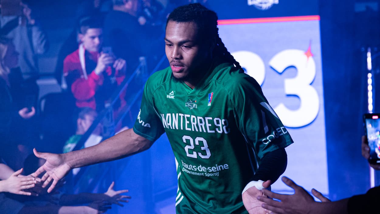 Juhann Begarin (Nanterre) against ASVEL Juhann Begarin (Nanterre) against ASVEL