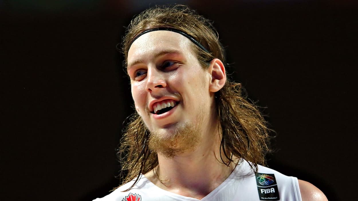 Kelly Olynyk with Team Canada at FIBA Americas 2015 Kelly Olynyk with Team Canada at FIBA Americas 2015