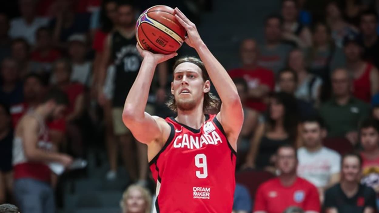 Kelly Olynyk with Canada in 2018 Kelly Olynyk with Canada in 2018