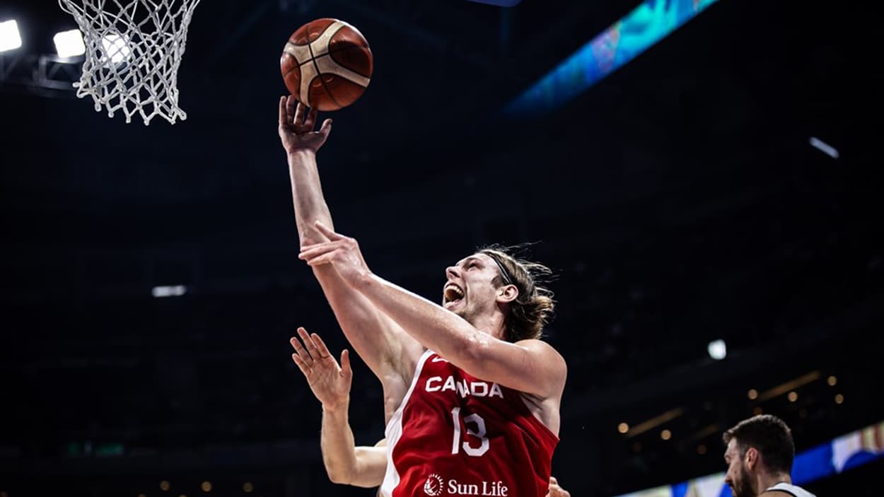 Kelly Olynyk with Canada for the 2023 World Cup Kelly Olynyk with Canada for the 2023 World Cup