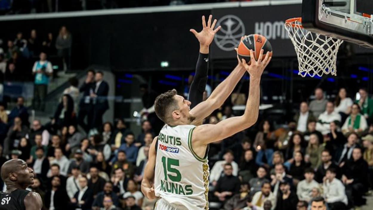 Laurynas Birutis with Zalgiris Laurynas Birutis with Zalgiris