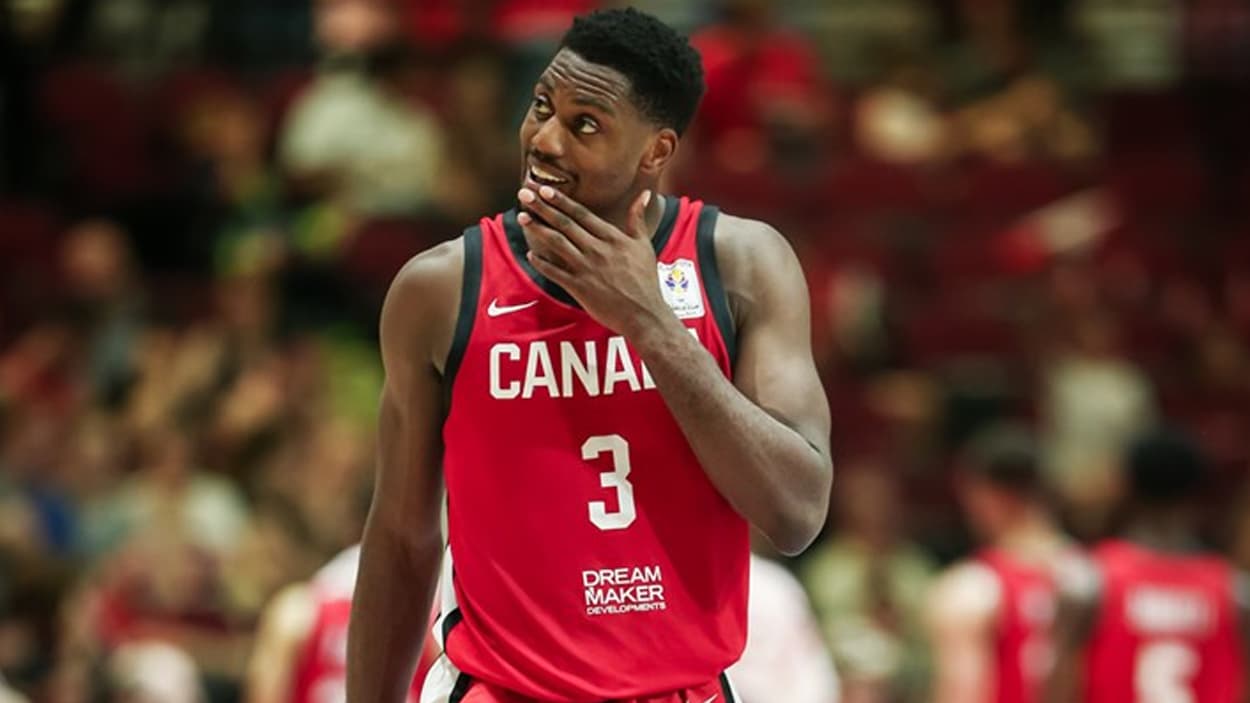 Melvin Ejim (Canada) during the 2019 Americas World Cup Melvin Ejim (Canada) during the 2019 Americas World Cup