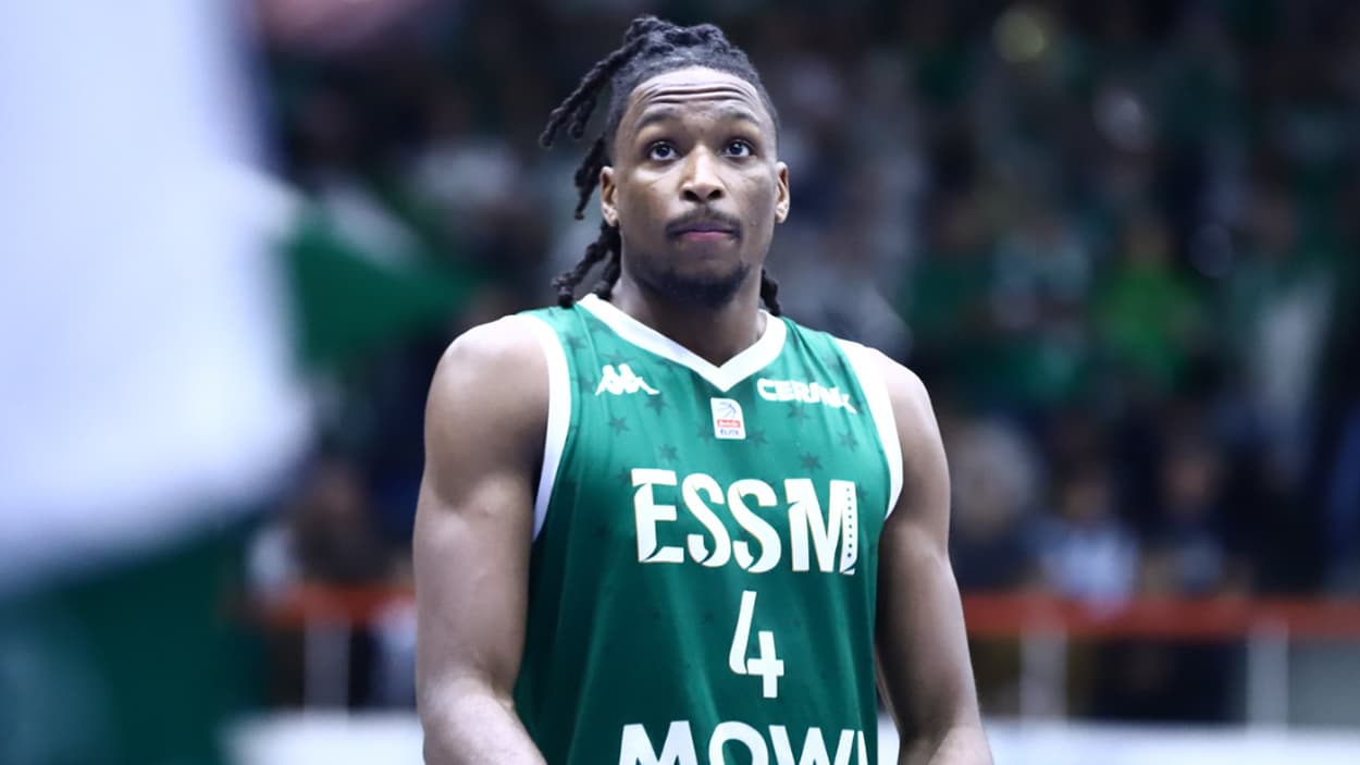 Phlandrous Fleming Jr (Le Portel) scores 16 points against Saint-Quentin Phlandrous Fleming Jr (Le Portel) scores 16 points against Saint-Quentin