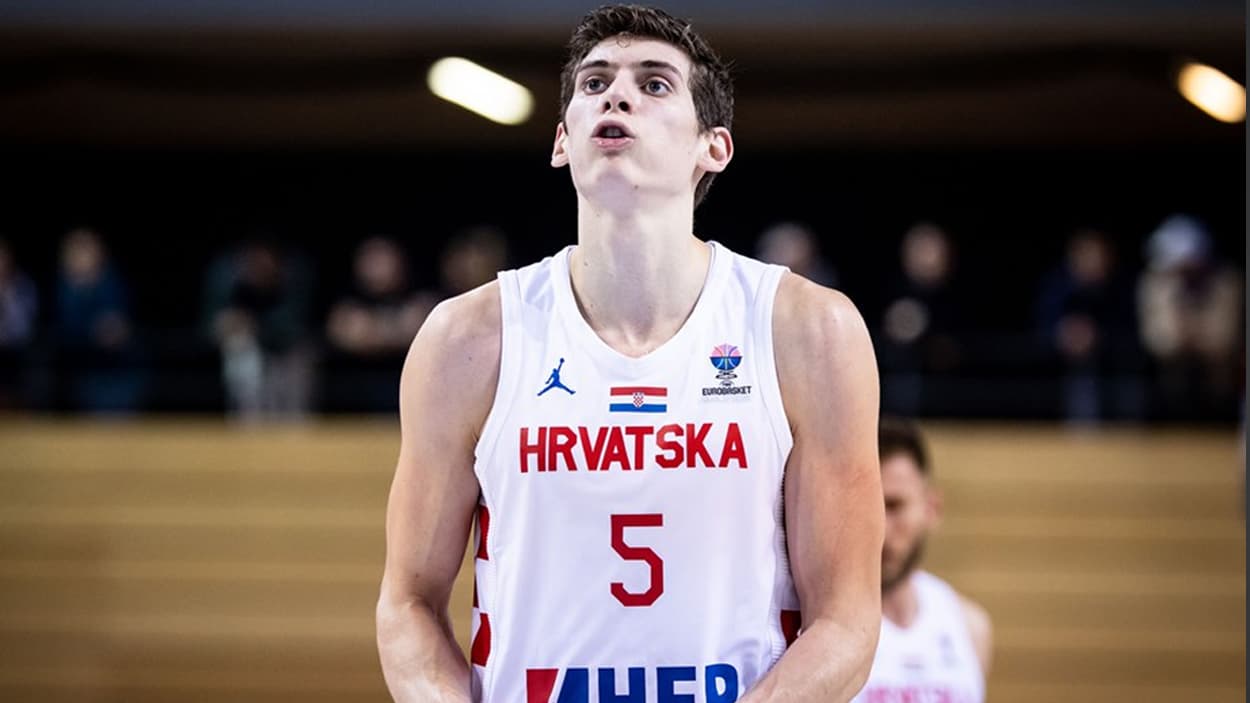 Roko Prkacin with Croatia in 2024 Roko Prkacin with Croatia in 2024
