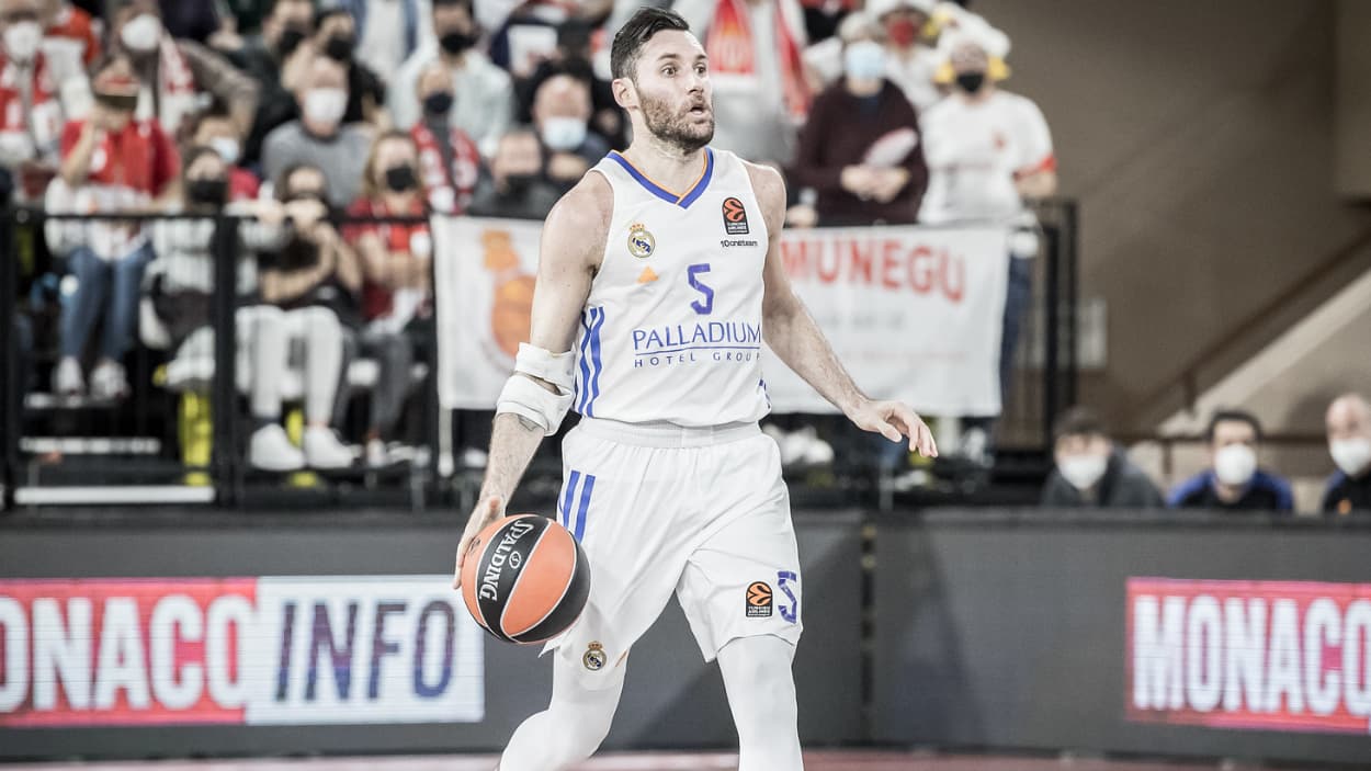 Rudy Fernandez against Monaco with Real Madrid in 2022 Rudy Fernandez against Monaco with Real Madrid in 2022