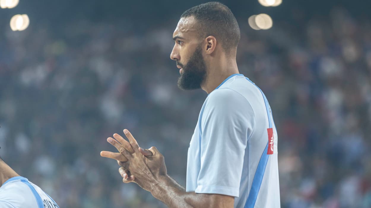 Rudy Gobert (France) against Germany Rudy Gobert (France) against Germany