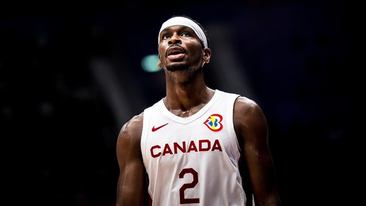 Shai Gilgeous-Alexander (Canada) at the 2023 World Cup Shai Gilgeous-Alexander (Canada) at the 2023 World Cup