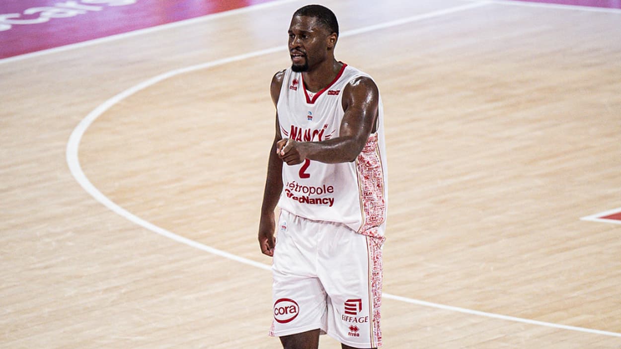 Tyren Johnson (Nancy) against Paris Basketball Tyren Johnson (Nancy) against Paris Basketball