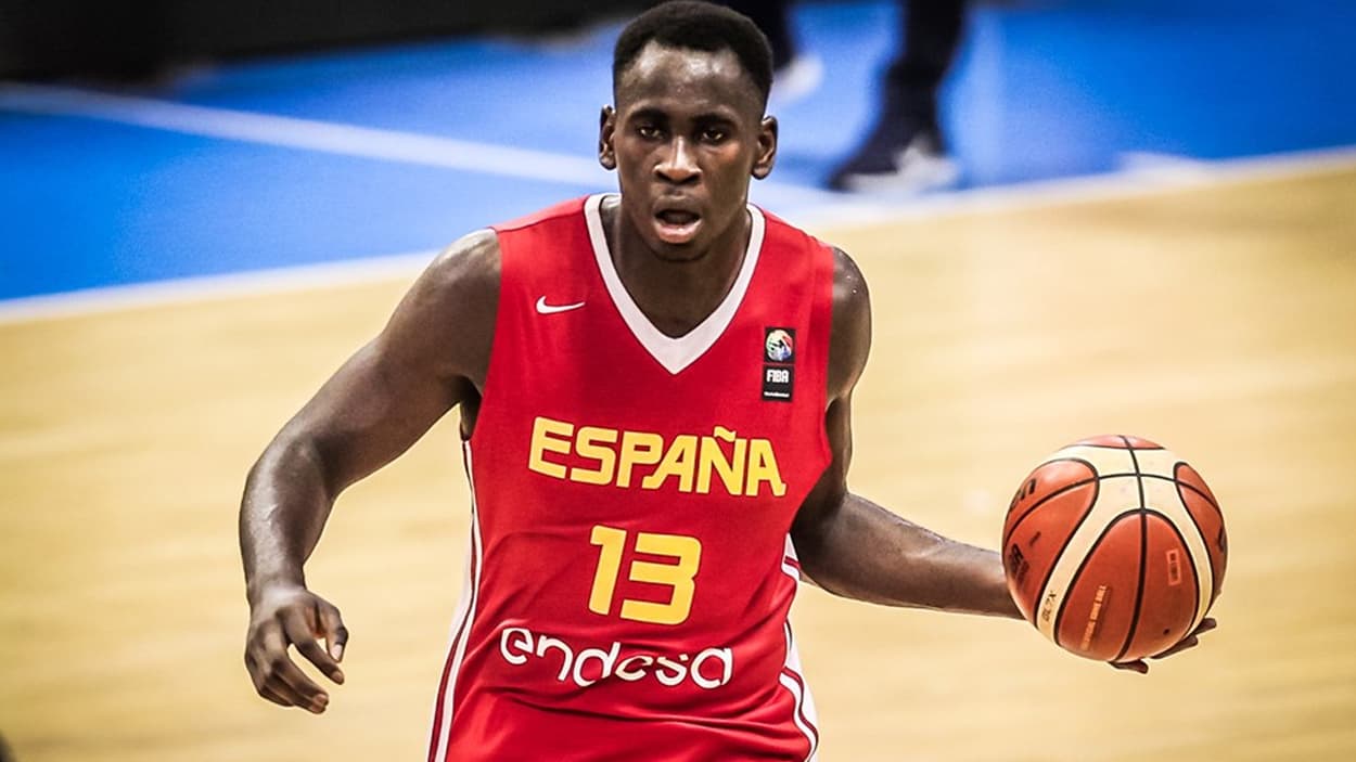 Usman Garuba with Spain U16 in 2018 Usman Garuba with Spain U16 in 2018